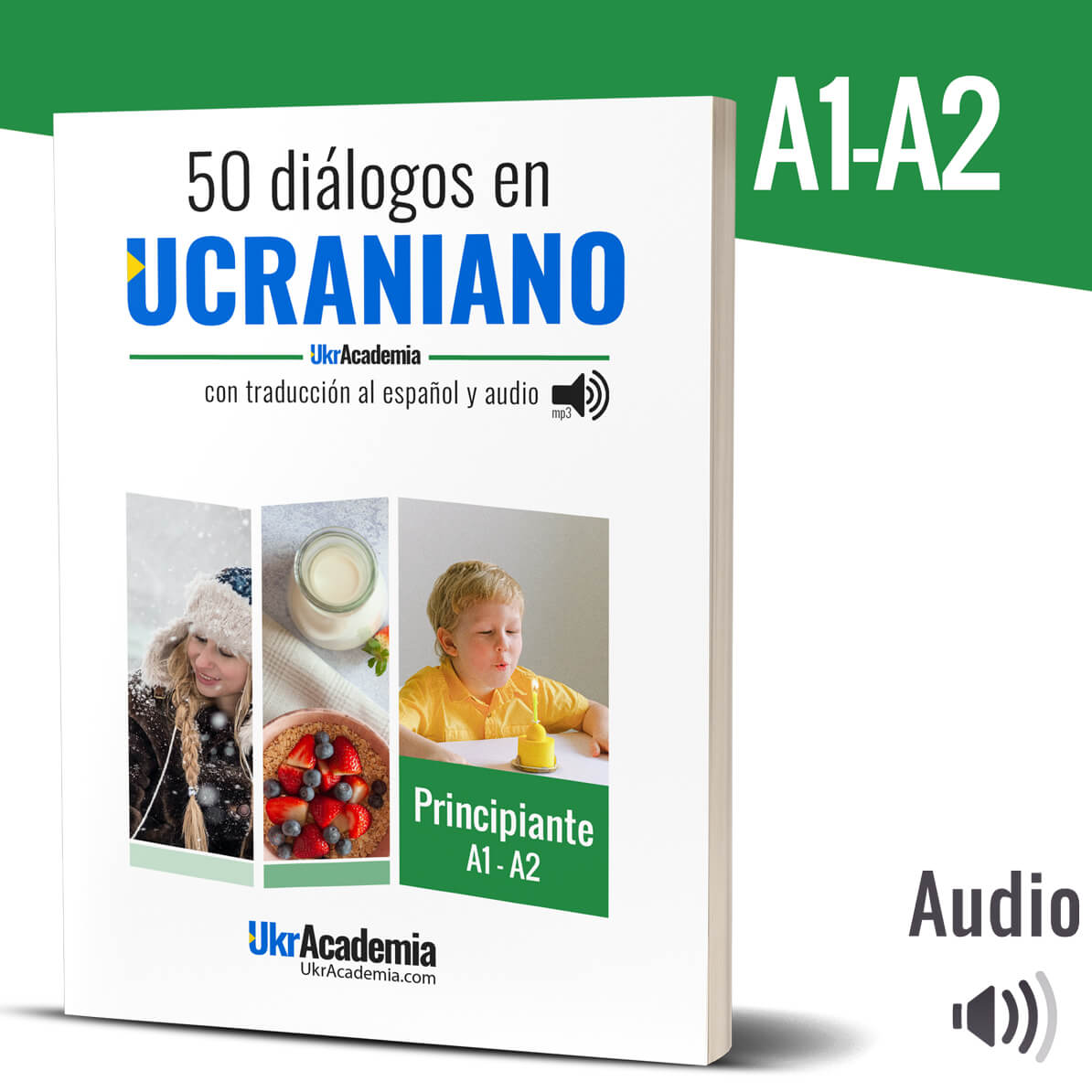 50 diálogos en ucraniano para principiantes: Nivel A1-A2(papel)
